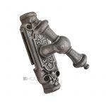 Basküle Getriebe antik Lilie Fenster Gusseisen Fensterolive alt Einreiber links