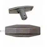 Basküle Fensterolive Avantgarde antik Gusseisen Frankreich Fenstergriff alt