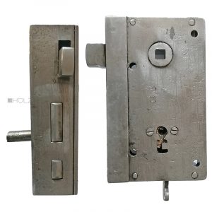 Kastenschloss antik hochstehend alt Tür rechts 44/8/63