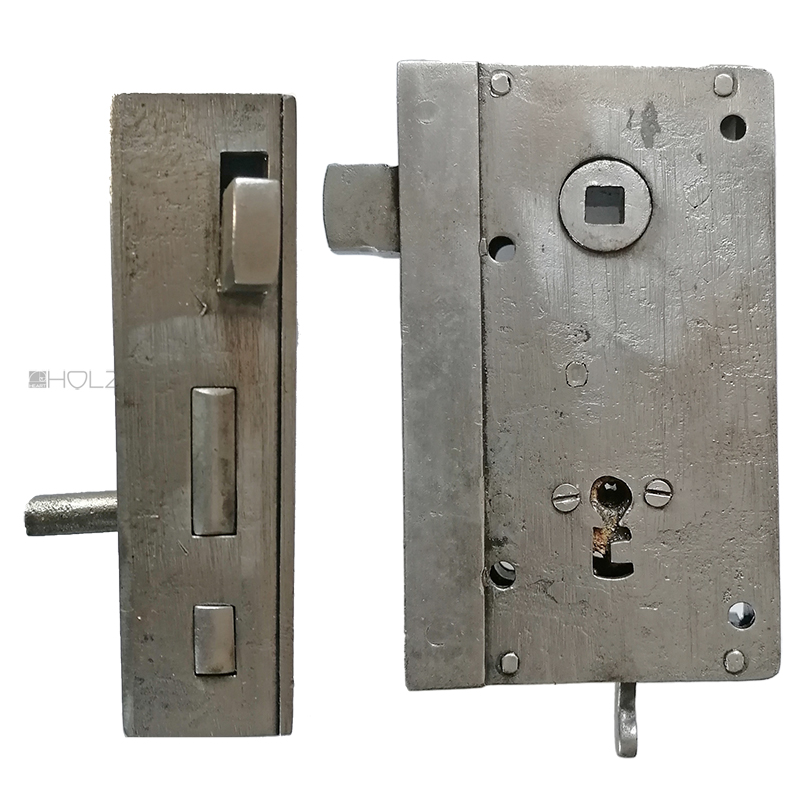 Kastenschloss antik hochstehend alt Tür rechts 44/8/63