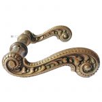 Türdrücker antik neo barock Volute Perle alt 15.6mm 10er Vk