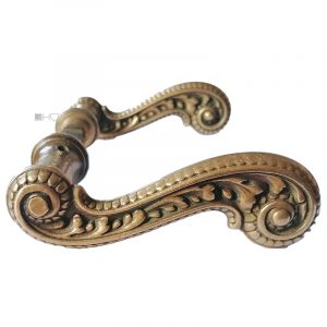 Türdrücker antik neo barock Volute Perle alt 15.6mm 10er Vk