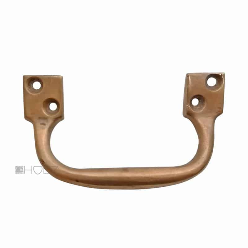 Schubladengriff antik Jugendstil Art Deco Messing Kommode alt 100mm