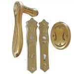 Tür Drückergarnitur Eingang Jugendstil repro PZ 92 10er Vk