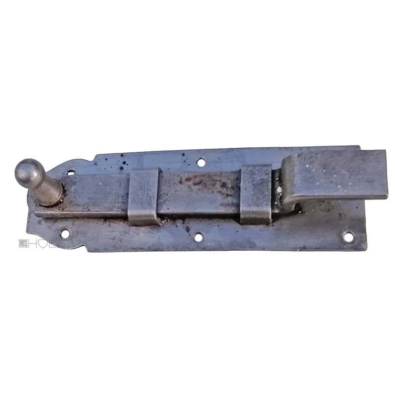 Schieberiegel antik Türriegel Tor Tür alt Knopfriegel gekröpft 15.5cm