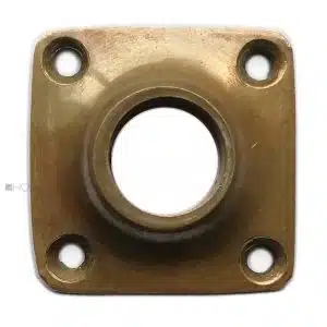 Tür Drückerrosette Jugendstil Avantgarde alt Türdrücker Quadrat