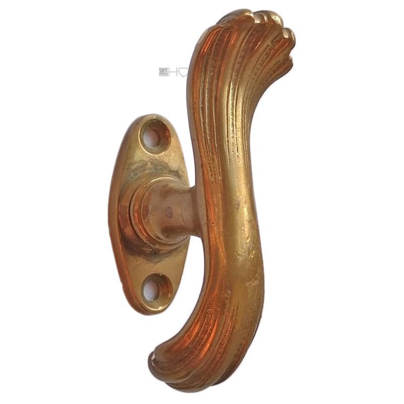 Fensterolive Jugenstil prächtig alt Fenstergriff 89/47/43