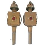 Kutschenlampen antik Messing Glas Lampe Kutsche alt 38cm