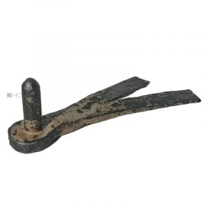 Großer Mauer Stützkloben Tür Tor alt geschmiedet 17/18er Dorn