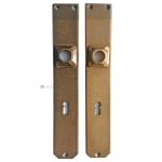 Langschilder Jugendstil Avantgarde alt prächtig 42x255 17.3mm 78