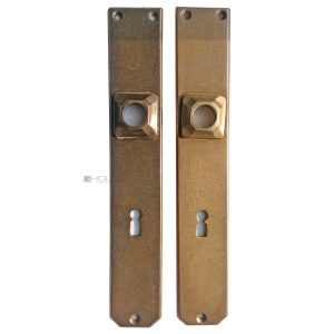 Langschilder Jugendstil Avantgarde alt prächtig 42x255 17.3mm 78