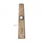 Jugendstil Langschild Avantgarde Messingguss antik alt 17.1 mm 92