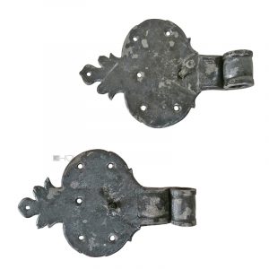 Schippenbänder antik geschmiedet Klobenband Türband alt 16/18er Dorn