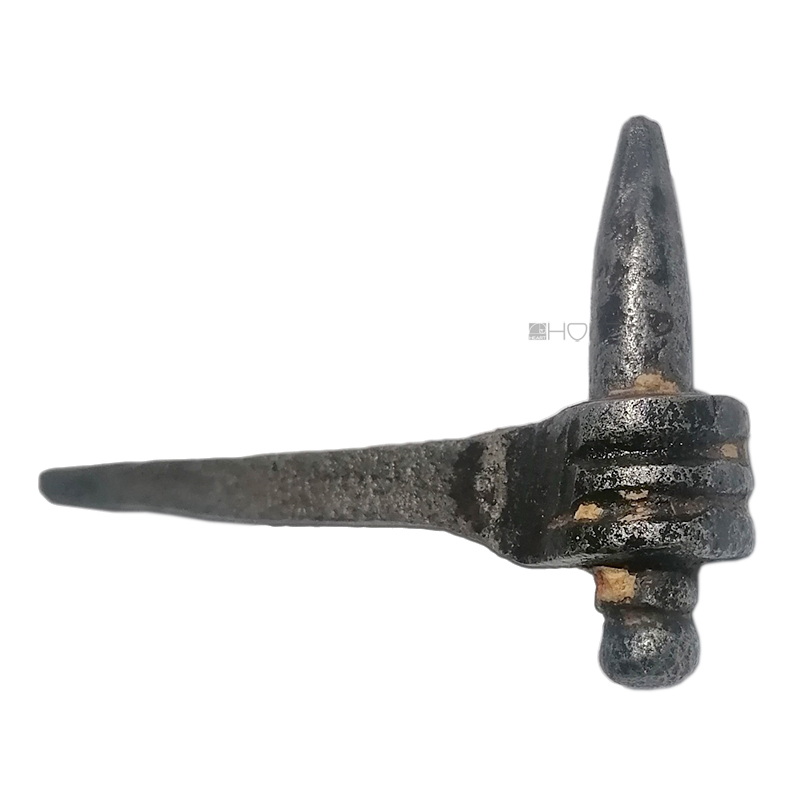 Tür Stützkloben antik Einschlagkloben Eisen geschmiedet alt 11.5er Dorn