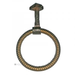 Möbel Tür Schublade Schränkchen Hängegriff Ring antik alt 52mm