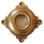 Drückerrosette antik Haustür alt Türdrücker Rosette Wulst groß 23.8