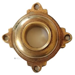 Drückerrosette antik Haustür alt Türdrücker Rosette Wulst groß 23.8