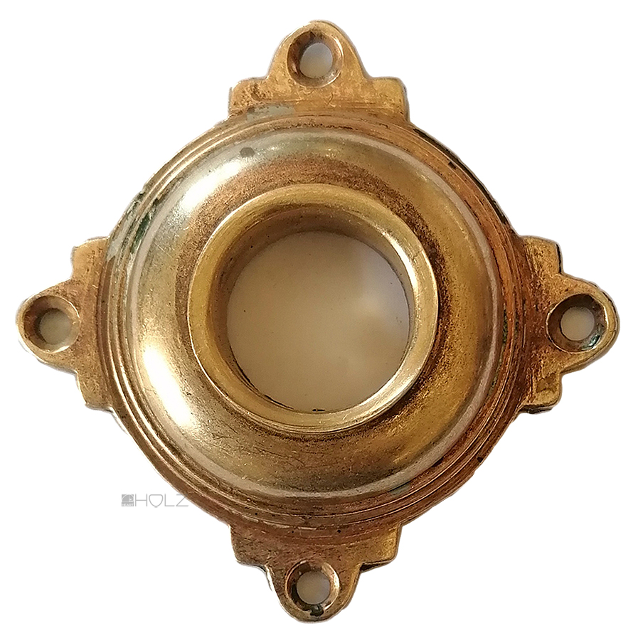 Drückerrosette antik Haustür alt Türdrücker Rosette Wulst groß 23.8