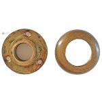 Drückerrosette alt Jugendstil Avantgarde Schraubrosette 16.1x42mm