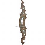 Bronze Möbel Schlüsselschild antik neo barock alt 24x147