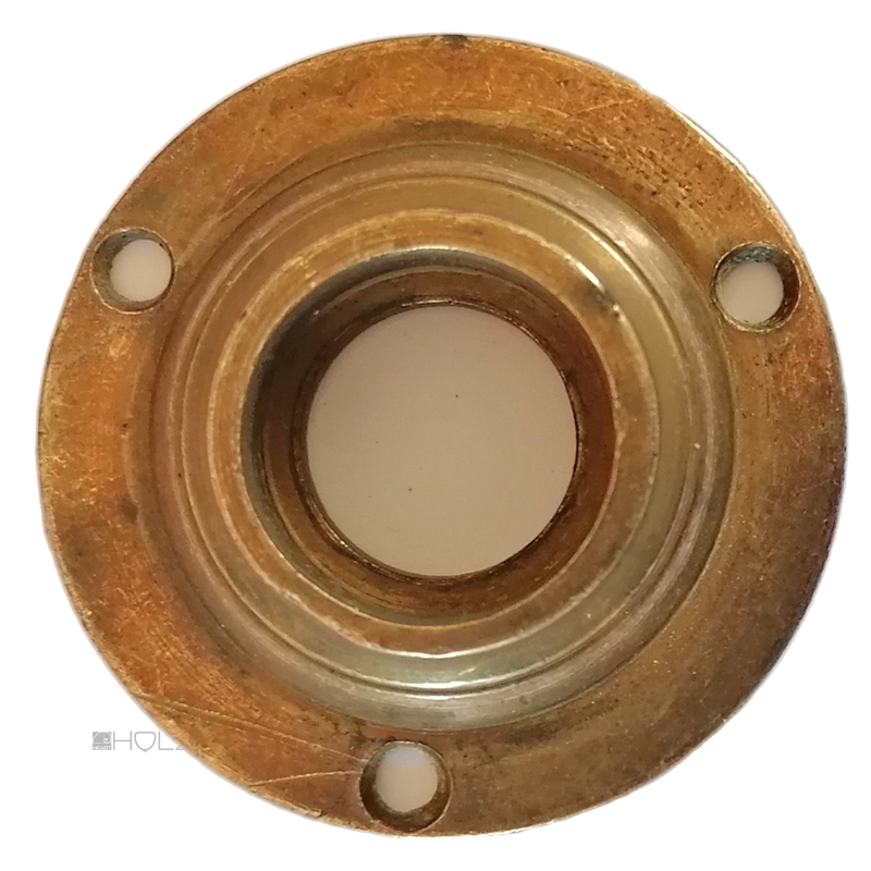 Drückerrosette Jugendstil alt Türdrücker konvex 47mm 19.8