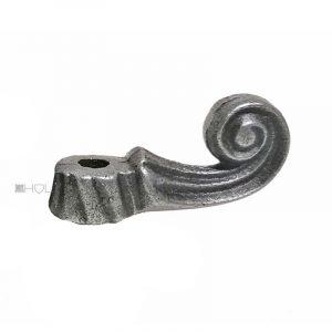 Vorreiber antik Fenster Drehriegel alt Griff Volute plan