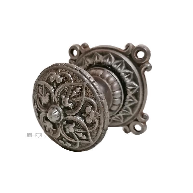 Türknauf antik alt Guss Türgriff Eisen Gründerzeit Ziehgriff 52mm Türknauf antik alt Guss Türgriff Eisen Gründerzeit Ziehgriff 52mm