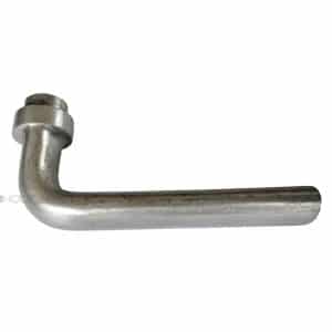 Türdrücker alt Alu Bauhaus Türklinke Mid Century 16.9mm 8er Vk