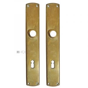 Langschilder 1920er halbrund alt Avantgarde Guss 39x234-16.7x76