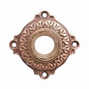 Drückerrosette antik Blattkranz alt Türdrücker Rosette 16.8mm