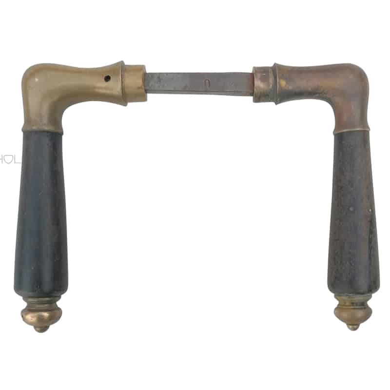 Türdrücker Jugendstil alt rund Ebenholz Türklinken 16.6mm 9er Vk Türdrücker Jugendstil alt rund Ebenholz Türklinken 16.6mm 9er Vk