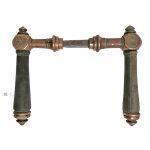 Türdrücker antik Würfel Haustür Türklinken alt Ebenholz 11er Vk