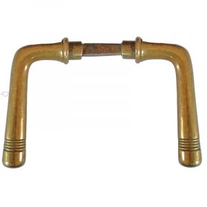 Türdrücker Jugendstil Avantgarde alt Streifen rund 16mm 9/10er Vk