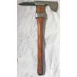Bergpickel Beil antik Eispickel alt Gebirgsjäger Lederholster 50cm