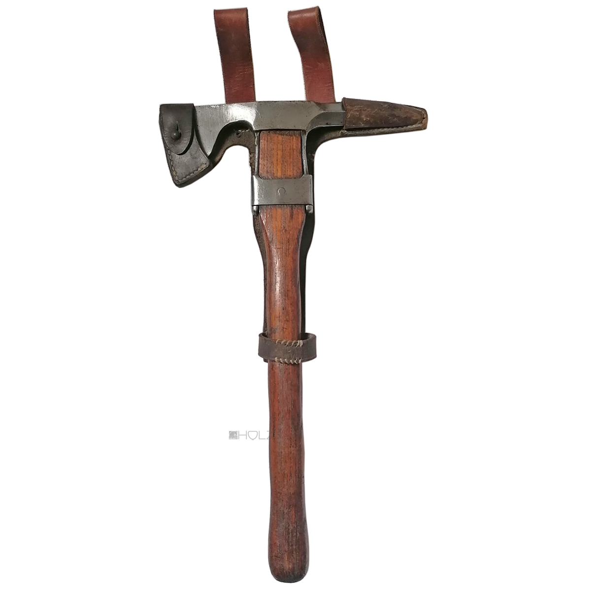 Bergpickel Beil antik Eispickel alt Gebirgsjäger Lederholster 50cm Bergpickel Beil antik Eispickel alt Gebirgsjäger Lederholster 50cm