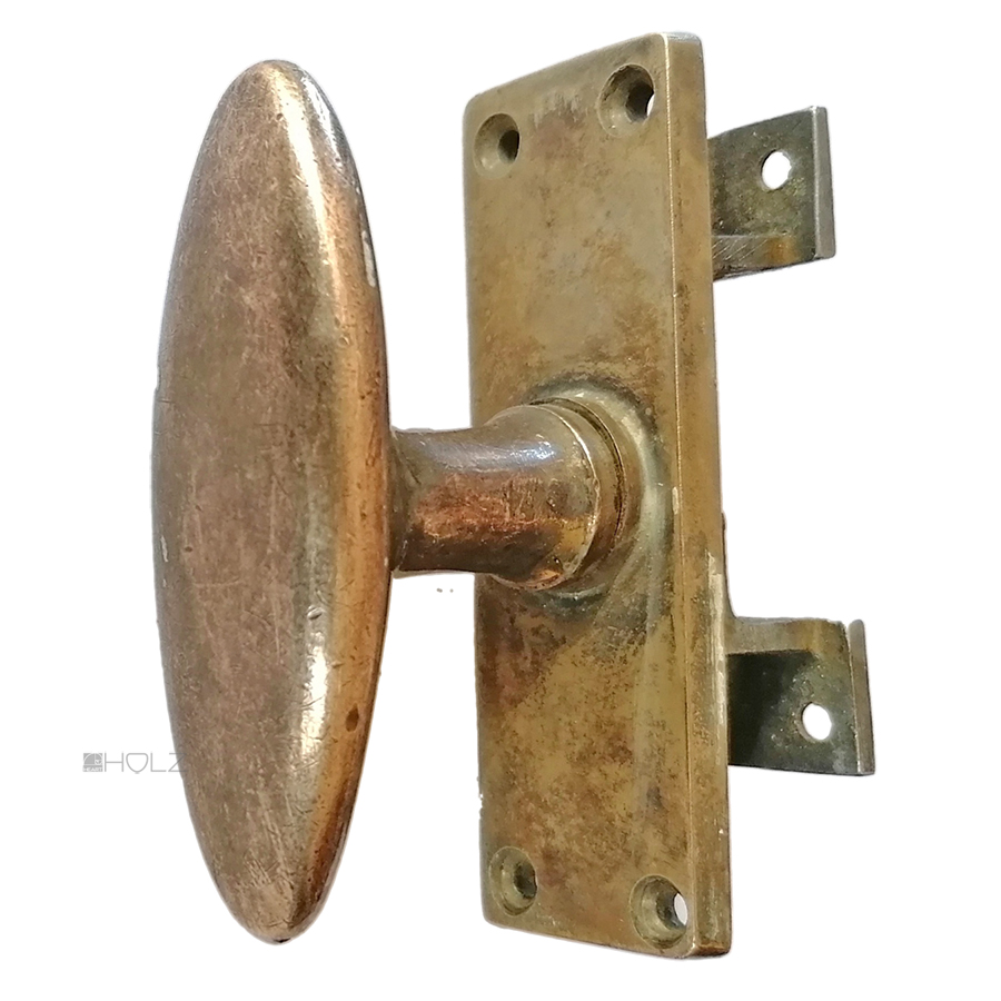 Fenstergetriebe antik Fensterolive oval alt Keilgetriebe