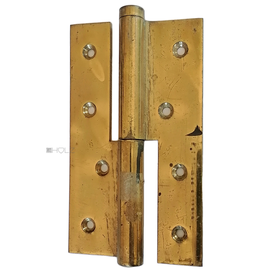 Tür Anschraubband Türband Messing 675gr. rechts 11mm