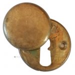 Tür Schlüsselschild Schlüsselrosette alt Jugendstil Avantgarde Blende 42mm