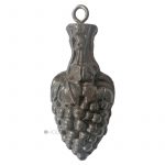 Uhrengewicht alt Traube Rebe Eisen Hängegewicht 900gr.