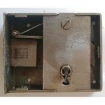 Tür Aufsatzschlass Kastenschloss antik alt einfach 66 links