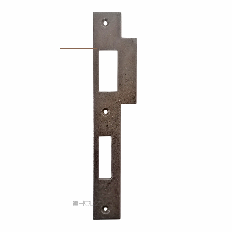 Tür Schließblech Einsteckschloss Stahl alt Schlossfalle 37/40mm