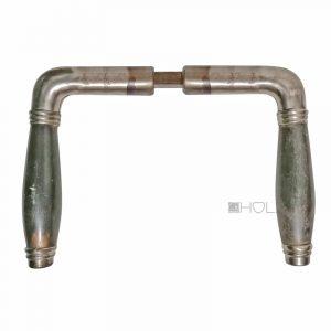 Türdrücker Art Deco Chrom Türklinken alt Holz 15.8 mm 8er Vk