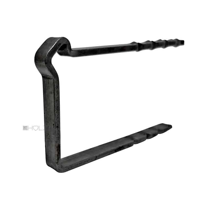 Kastenschloss Schlossfalle Schließkloben Tür Stahl schwarz 83mm