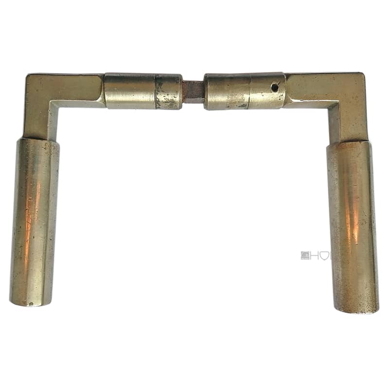 Türdrücker Bauhaus Walter Gropius Messing vernickelt alt 15.7mm 8er Vk