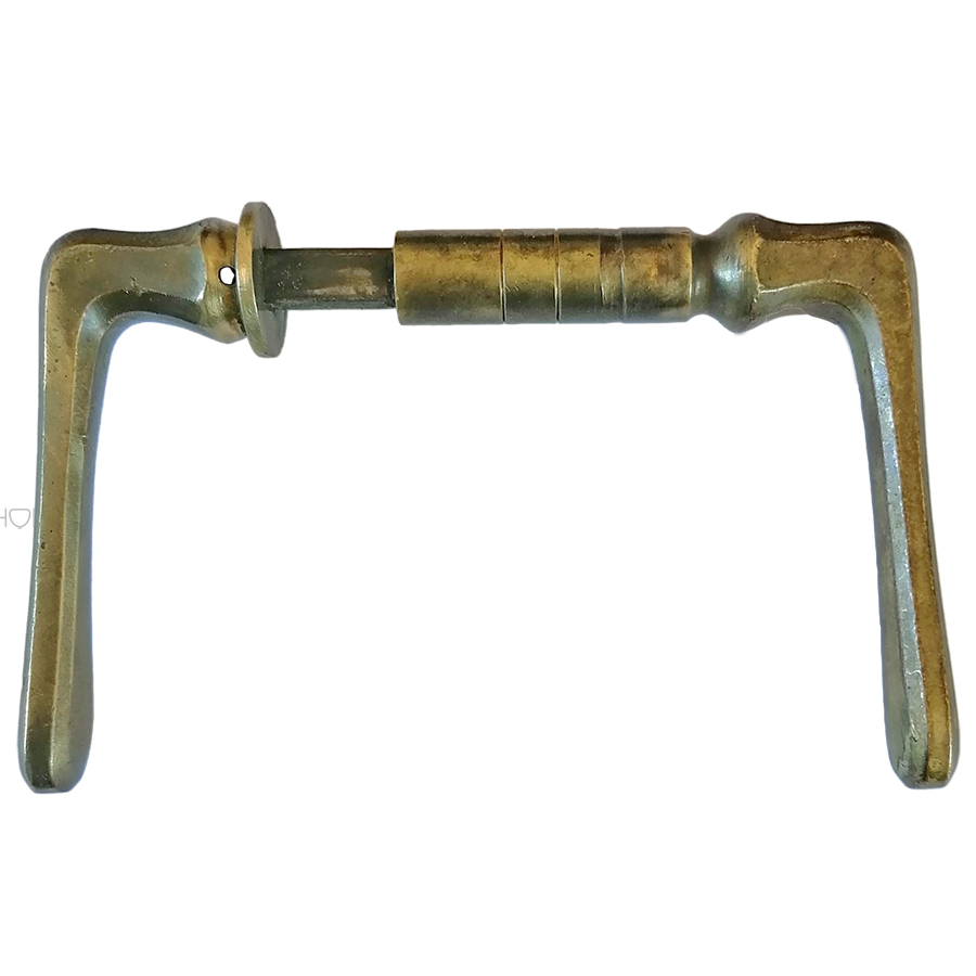 Türdrücker Kastenschloss Wiener Jugendstil polygon alt 8.5er Vk