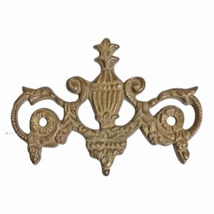 Bronze Möbel Beschlag antik feuervergoldet alt 8.5cm