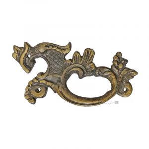 Schubladengriff Bronze Neo Barock Möbel antik 8cm