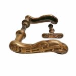 Drückergarnitur Jugendstil antik Türklinken alt 78mm 10er Vk
