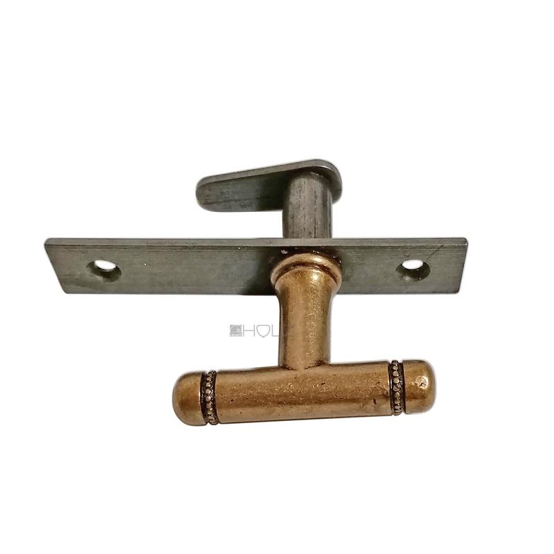 Jugendstil Fensterolive Perle Fenstergriff alt Einreiber 25mm