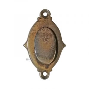 Schlüsselschild antik oval Tür Schlüsselrosette alt 60mm